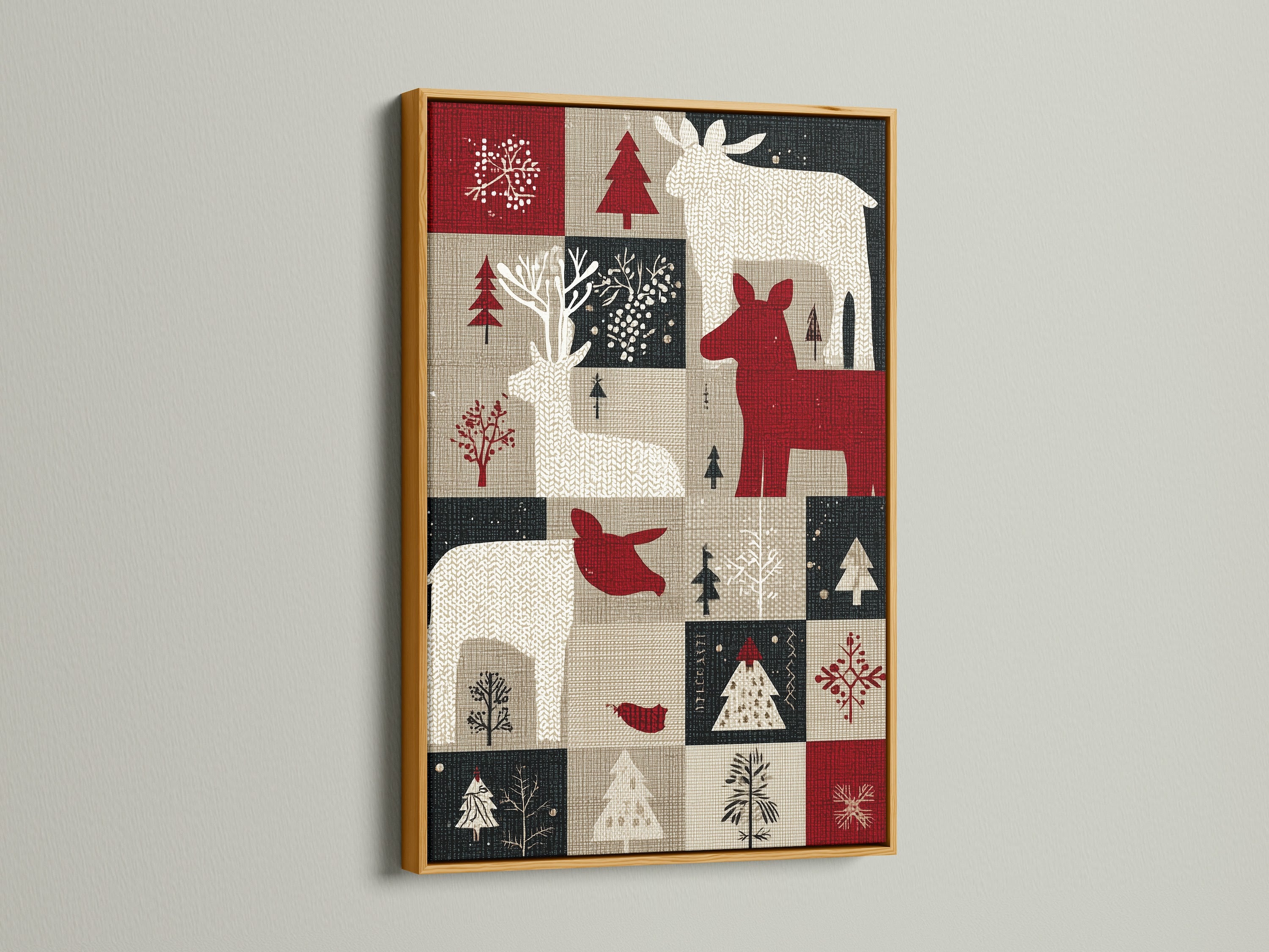 The artwork is beautifully displayed in a gold frame. The gold frame adds a touch of luxury and elegance. It enhances the artwork's richness. This frame is perfect for adding a glamorous feel to any room.