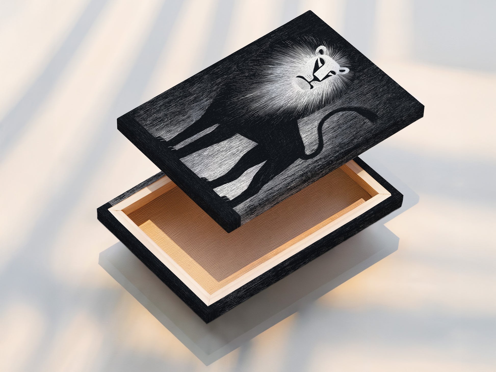 A stretched canvas print is displayed. The canvas texture enhances the artwork. The print is ready to hang and enjoy. Bring museum-quality art into your home. Explore our canvas print options.