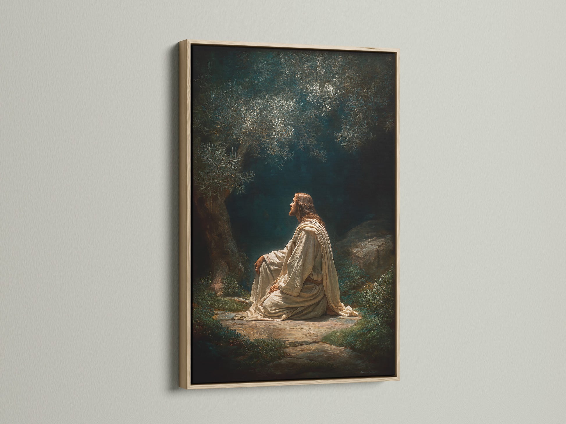 Discover the beauty of an oak frame. The artwork is enhanced by the natural wood grain. The frame adds warmth to any room. Perfect for art and photos. Elevate your artwork today with a timeless oak frame. Transform your art now.