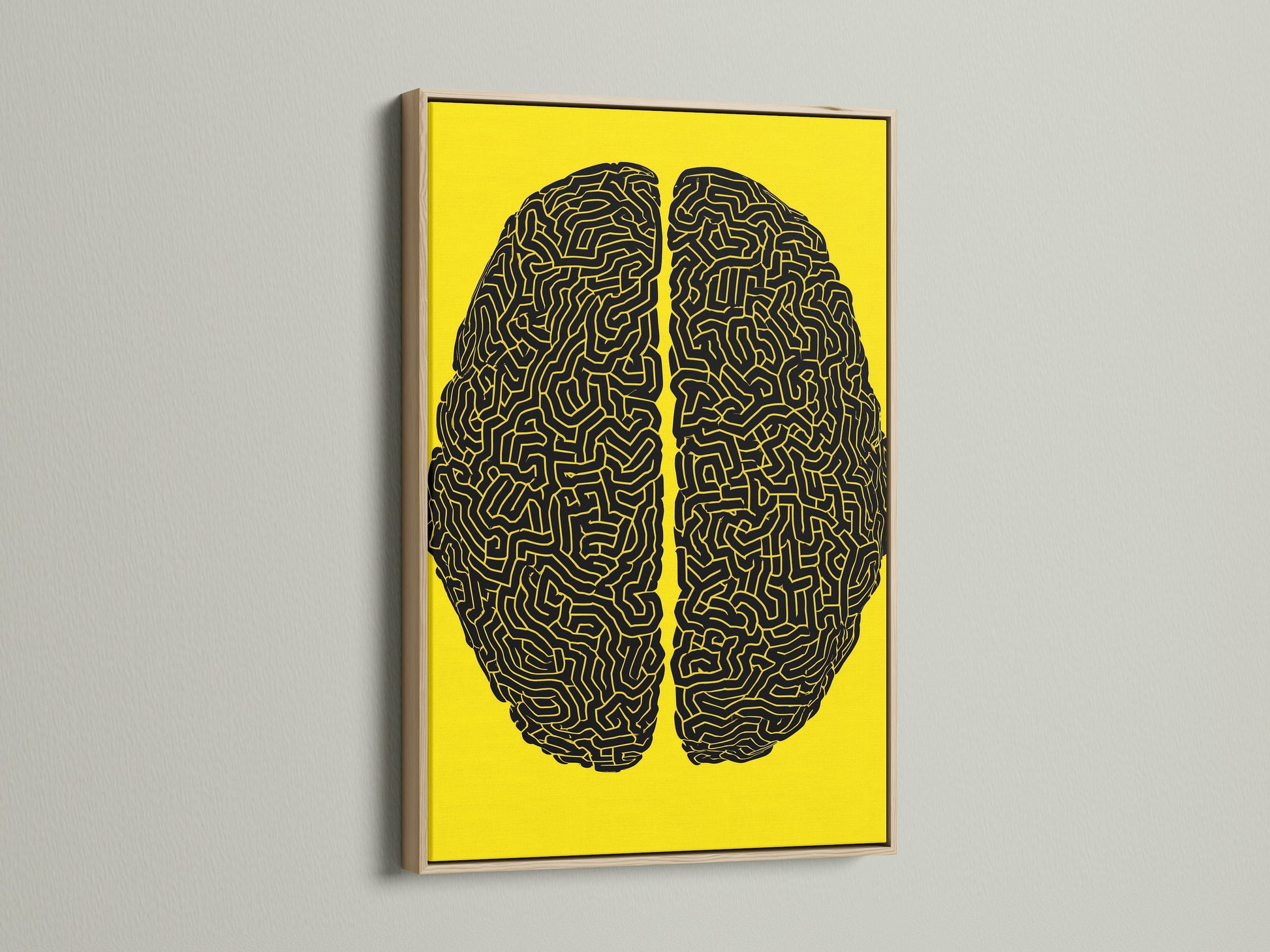 Oak Frame showcases the natural beauty of the artwork. The light oak wood offers a subtle border. This frame provides a contemporary touch. Enhance your art with this elegant oak finish. It's ideal for modern interiors.