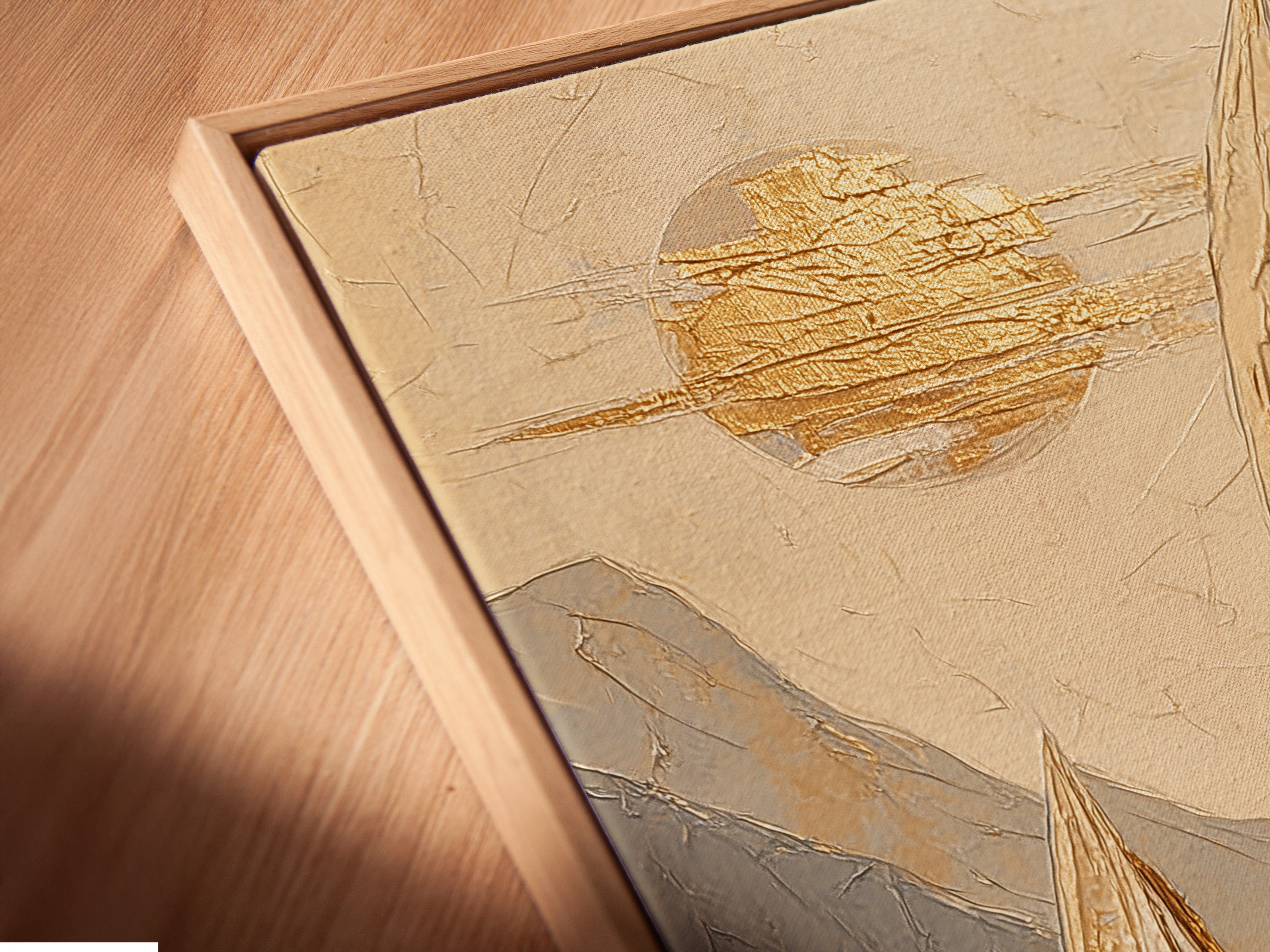 Sailboat Abstract Art - Nautical Wall Decor, Ocean Landscape Painting, Coastal Home Art, Beach House Decor, Maritime Print