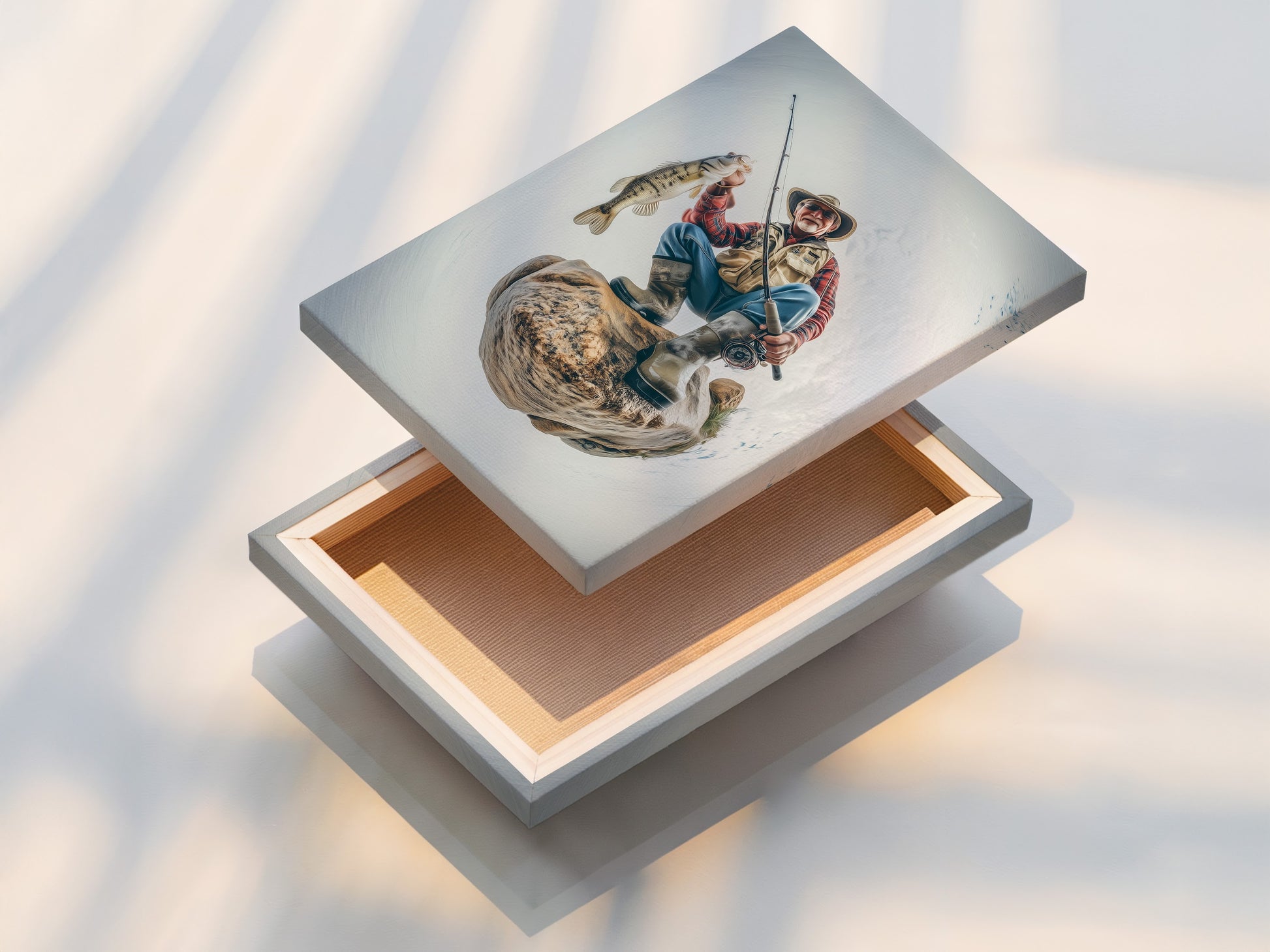 A beautifully stretched canvas print is on display. The stretched canvas print creates a gallery-worthy look. It transforms your artwork into a stunning visual experience. Get yours today and showcase your style!