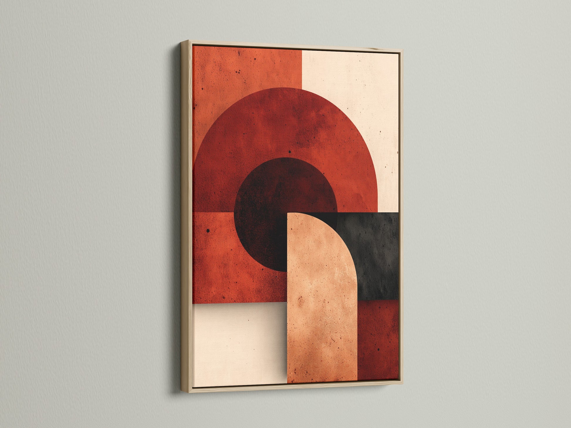 An oak frame elegantly displays a striking art piece. The natural wood grain adds warmth. It also adds character to the artwork. The oak frame enhances the artwork's visual appeal. It blends seamlessly with any decor. Elevate your artwork with a timeless oak frame.