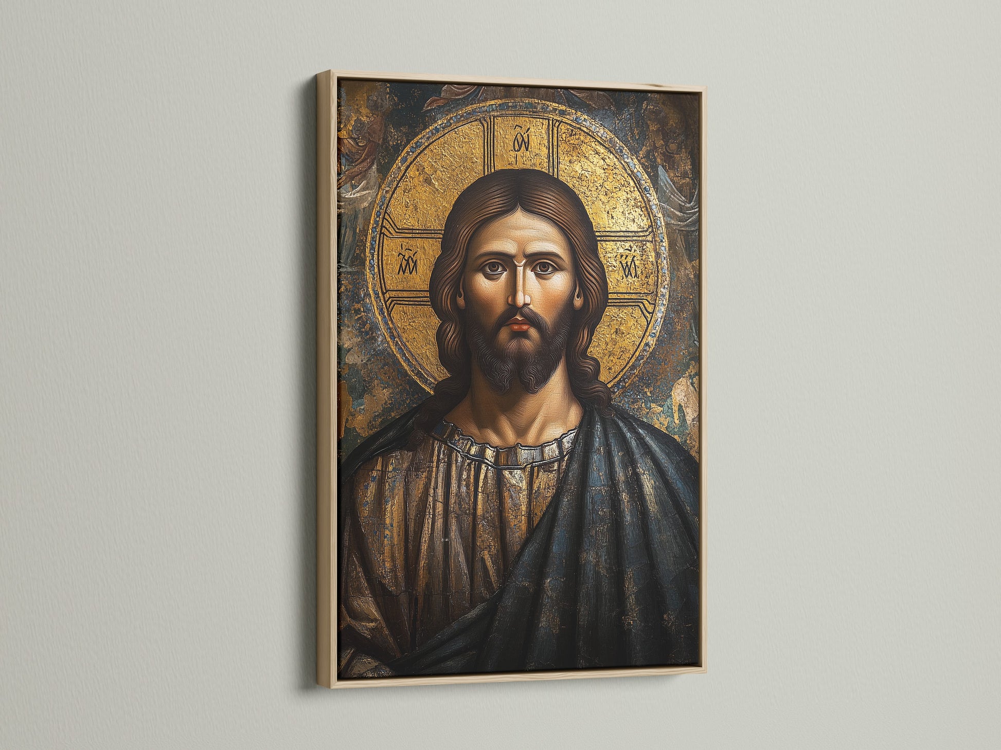 Artwork displayed in a sophisticated oak frame. The natural wood grain enhances the art's beauty. A timeless choice for any interior. Elevate your artwork with our premium oak frames. Discover the perfect frame today.