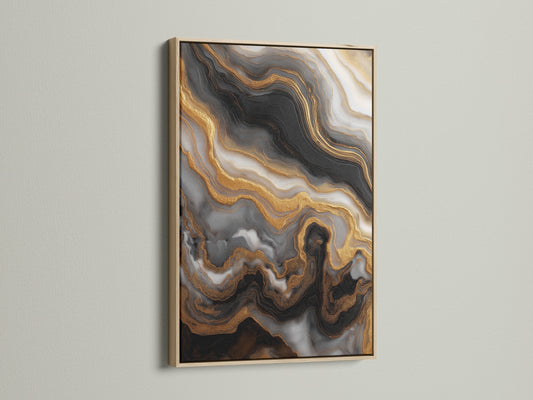 This fine art print features an oak frame. The frame enhances the artwork. Oak frames offer a natural and timeless aesthetic. Perfect for any room. Shop our selection of oak-framed art prints today for your home decor