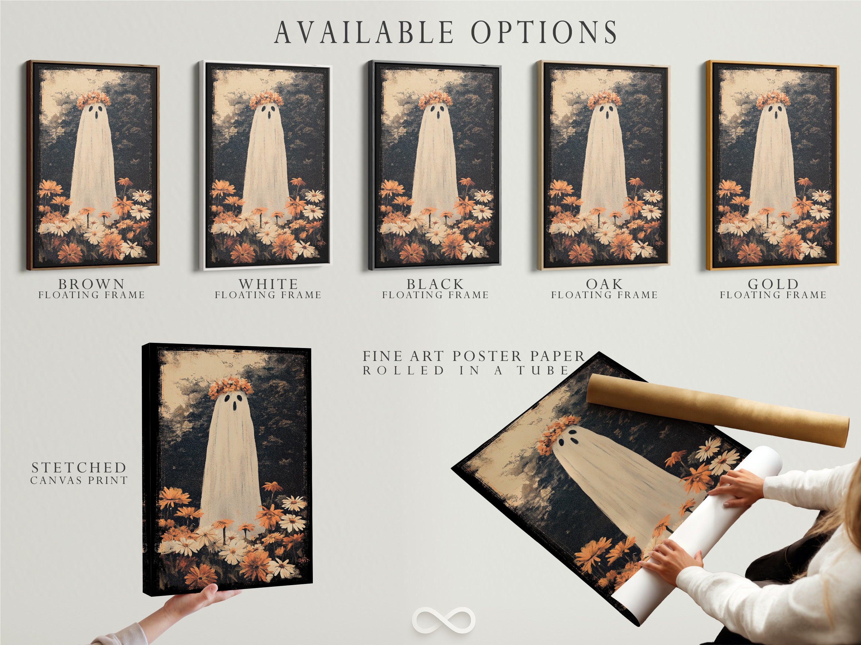 Explore the available options for your artwork. Choose from a stretched canvas print fine art poster paper or a floating frame. Each option offers a unique way to display your art. Select the perfect style to match your taste and decor. Discover the versatility and quality of our art options. Find the perfect fit for your needs.