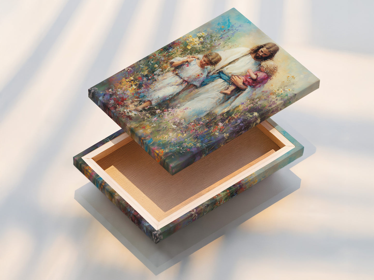 The stretched canvas print is ready to hang. The stretched canvas print offers a gallery-like appearance. The canvas print adds texture and depth to the artwork. Perfect for creating a professional and polished look. Transform your space with this stunning canvas.