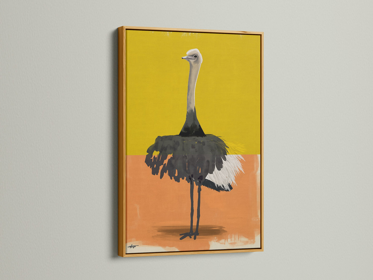 Artwork presented in an elegant gold frame. The gold frame adds a touch of luxury to the art. This frame enhances the artwork's richness and depth. Bring a touch of glamour to your home. This frame option is perfect for adding sophistication.