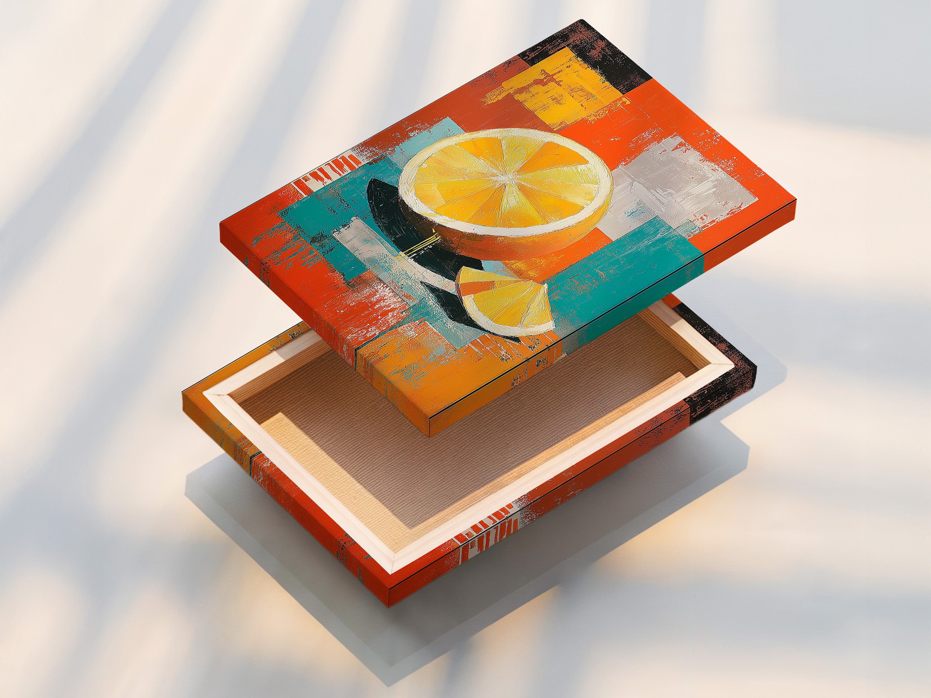 This image showcases a stretched canvas print ready to hang. The canvas is stretched perfectly. It provides a clean seamless look. Stretched canvas prints are easy to display. They add texture and depth to the artwork. Transform your space with canvas art.