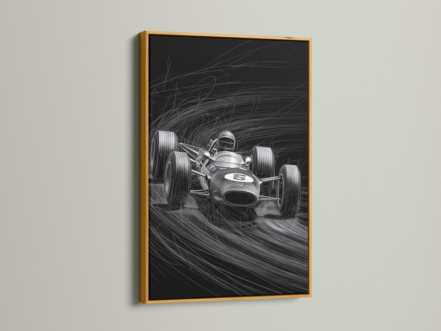 The artwork is highlighted by a luxurious gold frame. The metallic frame adds a touch of glamour and sophistication. Gold frames elevate the artwork with a hint of opulence. Perfect for adding a regal touch to your decor. Transform your art with a gold frame.