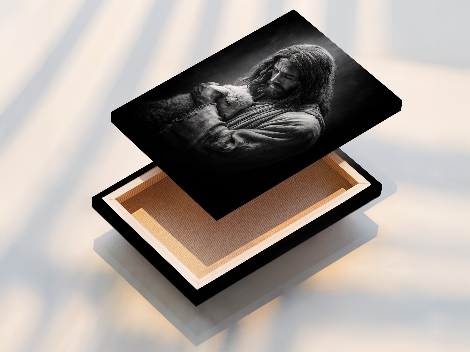 This is a stretched canvas print. The canvas is stretched over a wooden frame. The print is ready to hang. The stretched canvas print offers a gallery-wrapped look. Add a touch of elegance to your home decor.