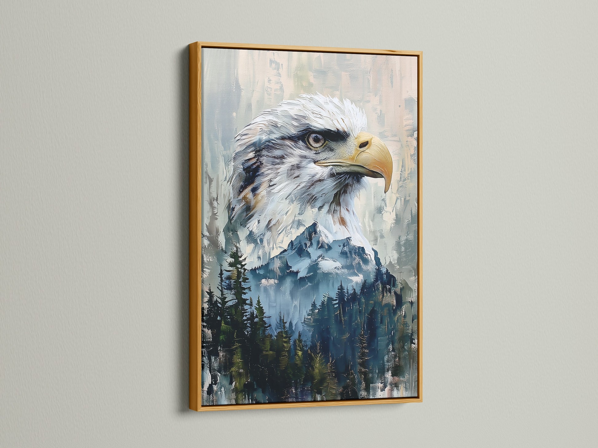 Artwork presented in a gold frame. The gold frame adds a touch of luxury. It enhances the artwork's beauty. Gold frames bring elegance to your space. View our gold frame selection.