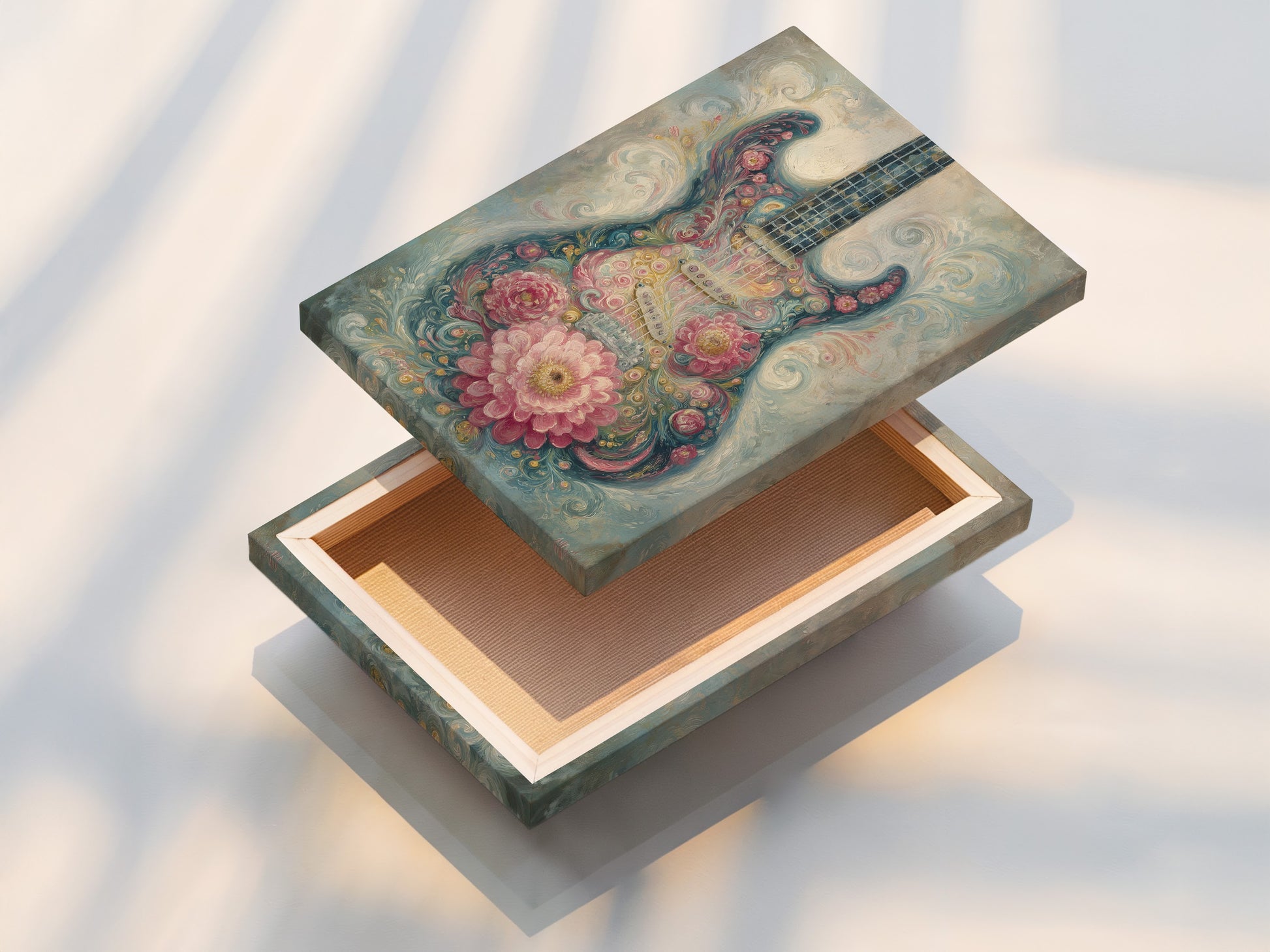 This is a stretched canvas print. The artwork is vibrant and ready to hang. The canvas is stretched perfectly. It is a durable and lasting piece. This is perfect for adding art to your home. It provides a gallery-ready look.