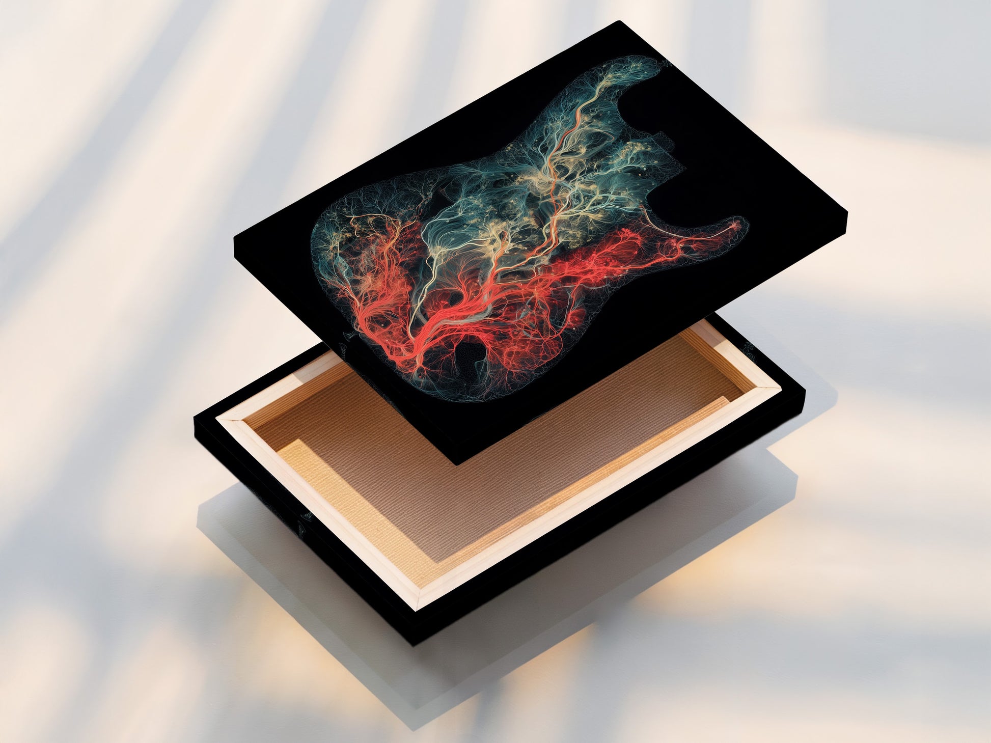 A stretched canvas print. The art is vibrant and ready to hang. The stretched canvas offers a gallery-worthy appearance. This canvas print enhances the artwork's colors and details. It is perfect for adding a touch of creativity to any room. The stretched canvas provides a durable and long-lasting art display.