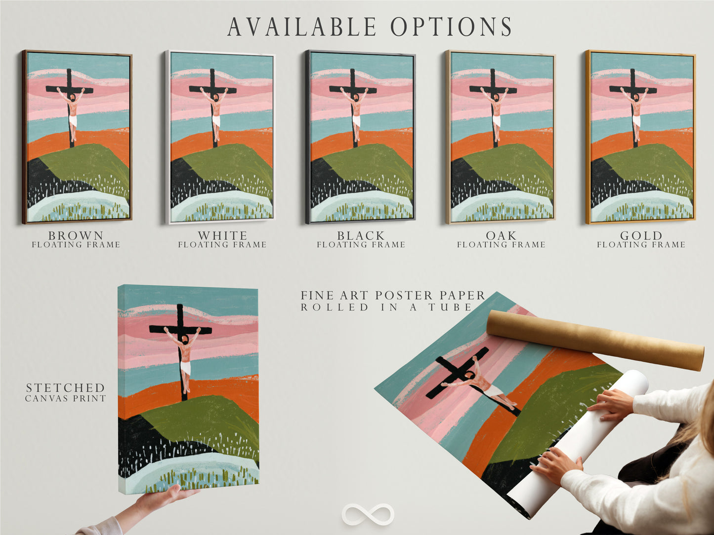 Available options for art prints include stretched canvas print fine art poster paper and floating frame. Choose the perfect format and framing option for your artwork. Select the style that best suits your taste and decor. Customize your art to create a unique piece.