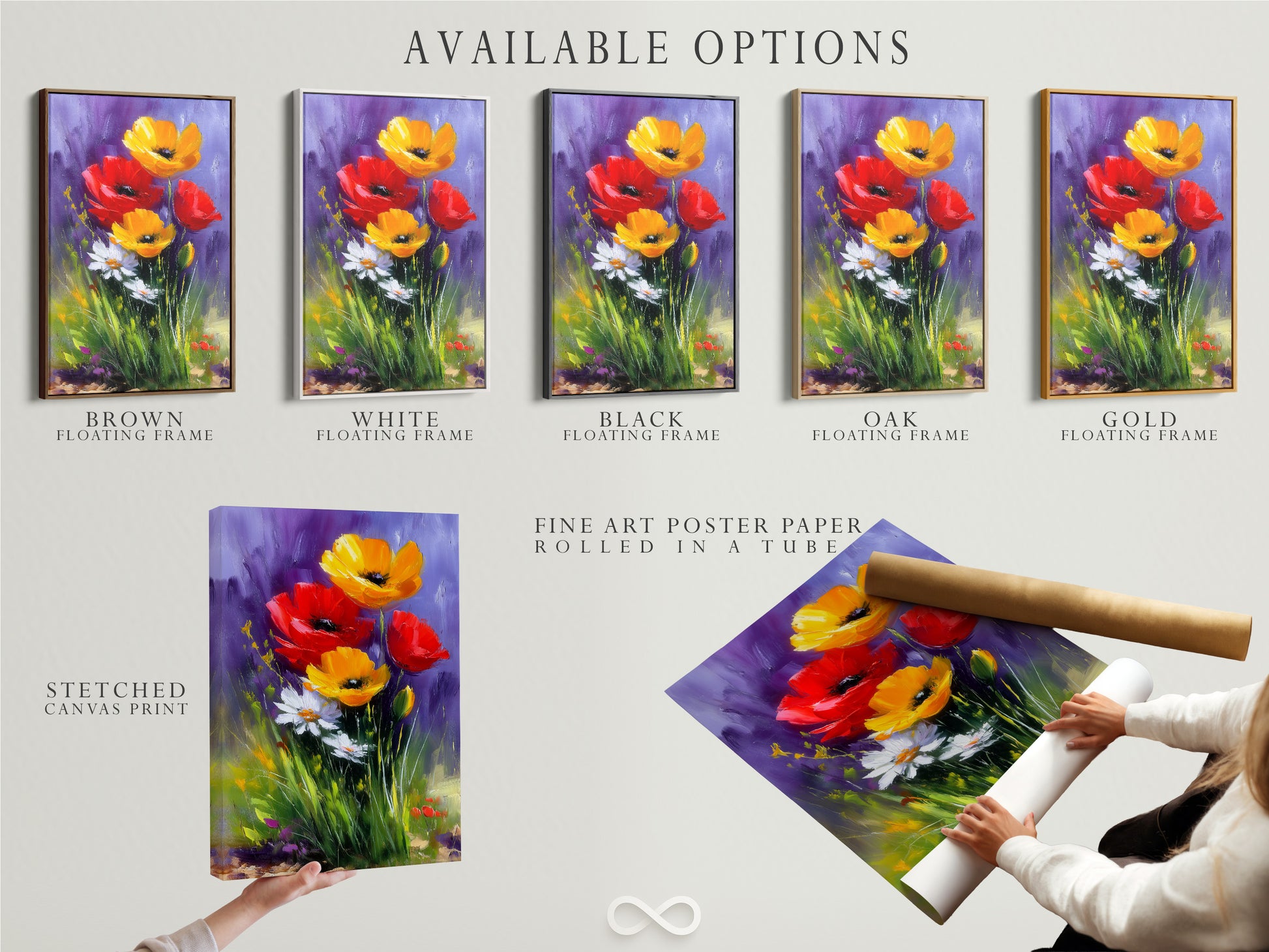 Explore available options like stretched canvas prints fine art poster paper and floating frames. Customize your art to match your style. Discover the perfect presentation for your cherished artworks.