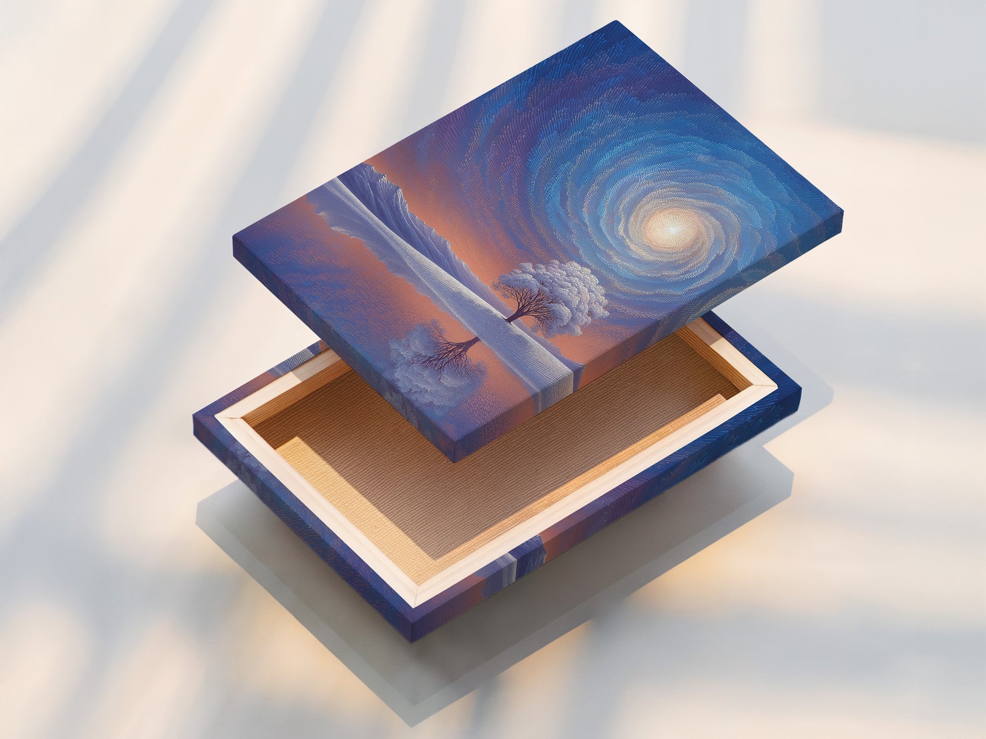 This stretched canvas print is ready to hang. The canvas is stretched perfectly over a sturdy frame. It provides a gallery-quality look without needing a frame. Ideal for modern art and photography displays. Transform your favorite images into stunning wall art. A simple way to make art stand out.