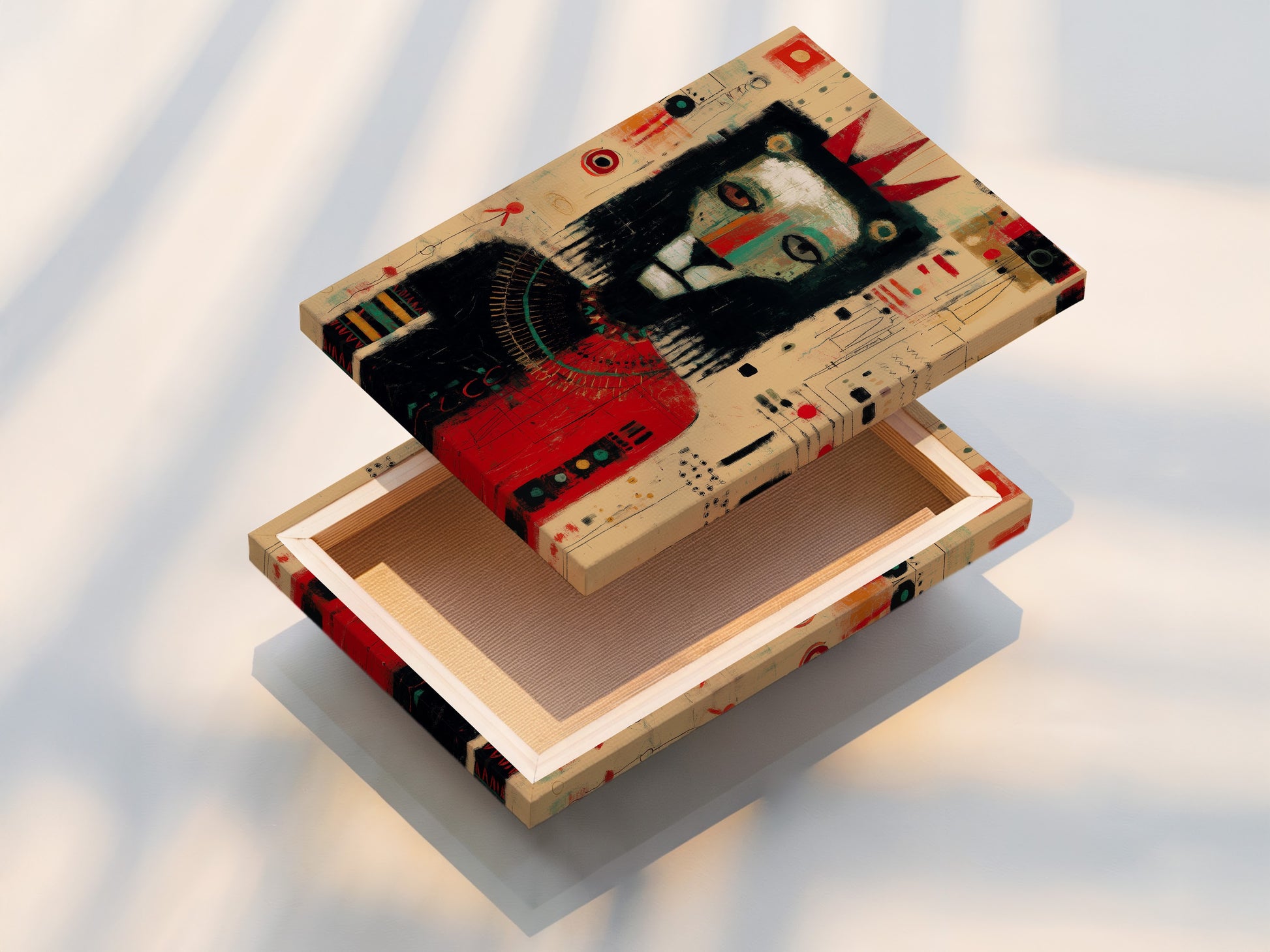 A stretched canvas print is displayed showcasing its texture and depth. The stretched canvas print adds a gallery-worthy touch to any image. Explore the beauty and durability of our stretched canvas prints. Display your art.