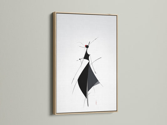 Artwork with a light oak frame on a wall. The oak frame provides a natural touch. This piece enhances the artwork's beauty. Discover the warmth and character of oak frames. Transform your living space with this elegant art. Perfect addition to any room.