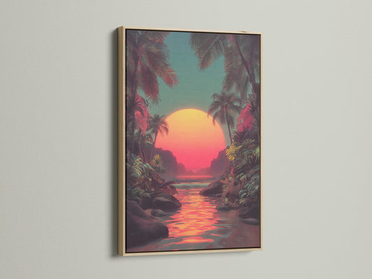 A captivating artwork framed in oak graces a wall. The oak frame enhances the artwork's beauty. Our oak frames add warmth and character to any piece. Explore our selection of oak frames for your artwork. Elevate your art with the timeless appeal of oak.