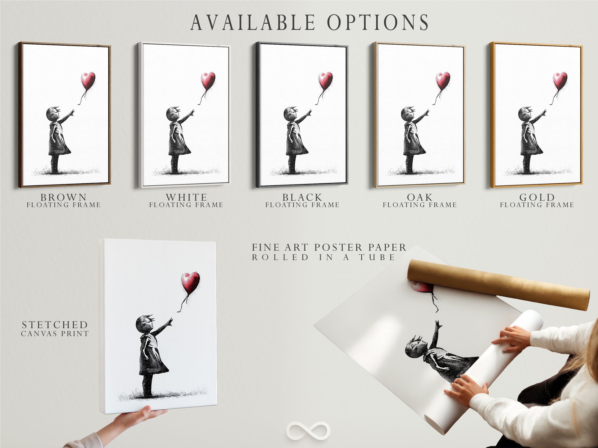 Discover our available art options. Choose from stretched canvas prints fine art poster paper and floating frames. Each option offers a unique way to display your art. Personalize your artwork to match your style. Find the perfect format to enhance your space. Explore our versatile art options today.