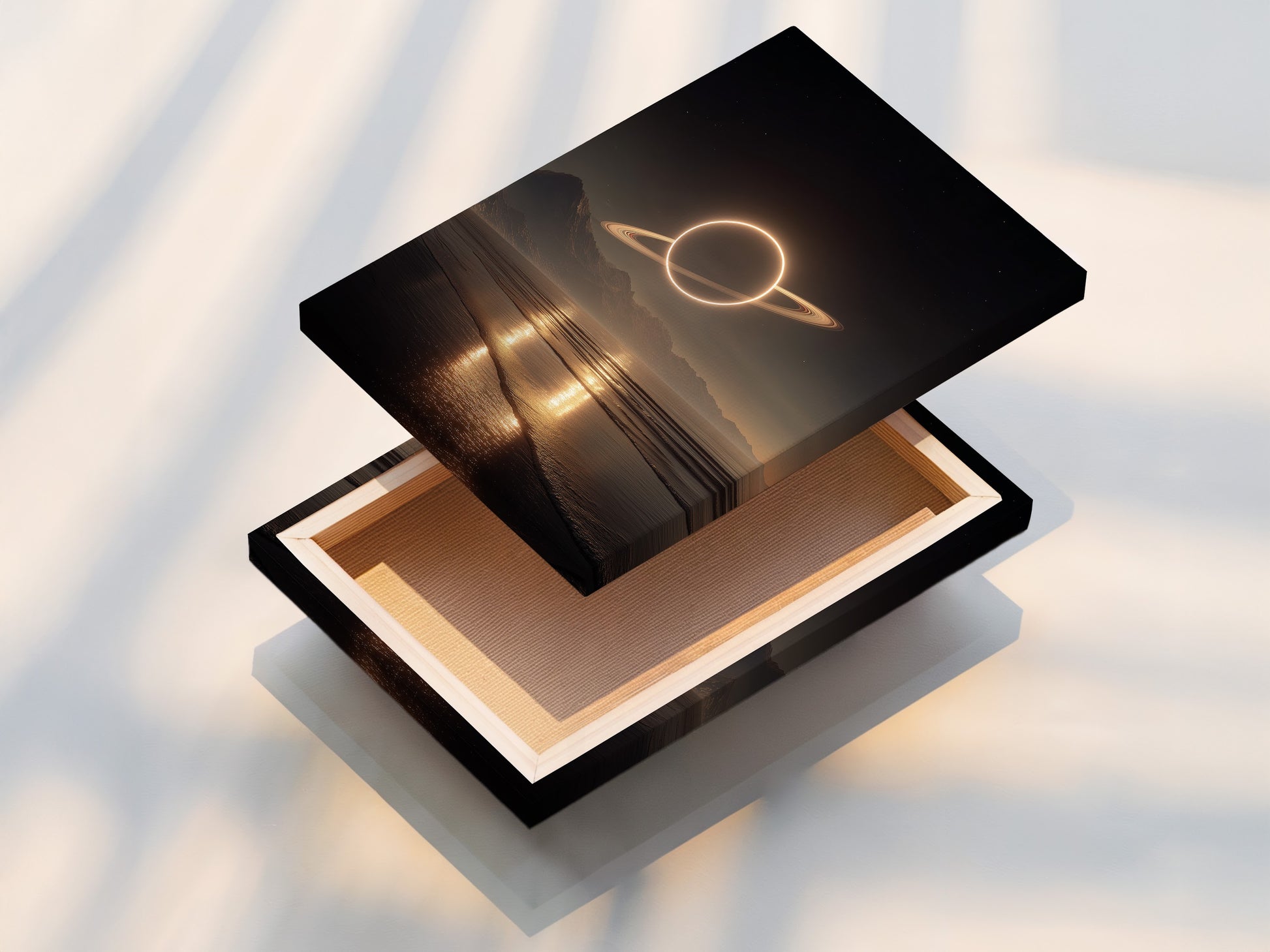 The stretched canvas print is ready to hang. The artwork is beautifully displayed. The canvas provides a gallery-worthy appearance. The texture adds depth to the image. This stretched canvas enhances any space.