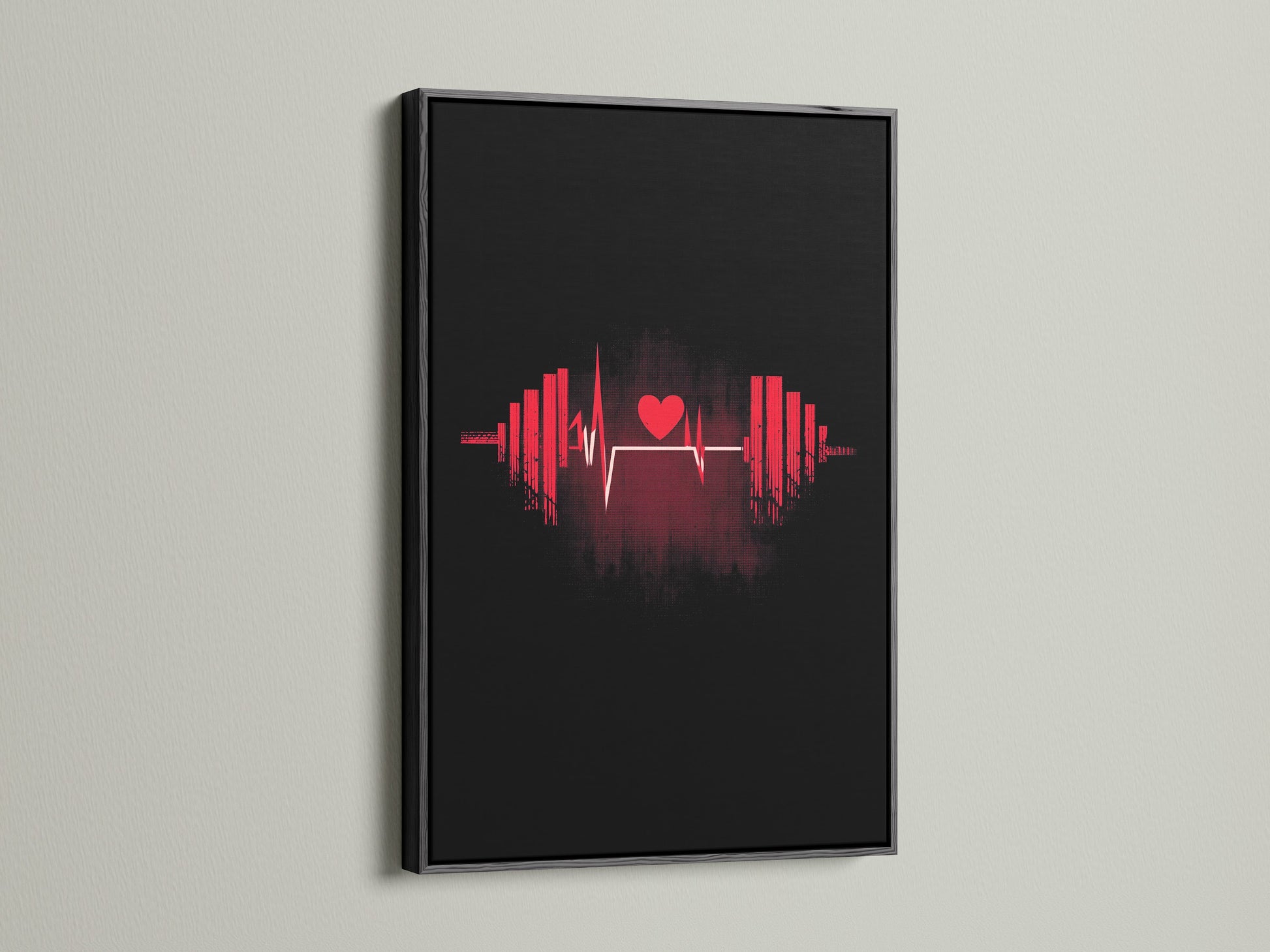 Artwork displayed in a sleek black frame. The bold black frame adds drama. It makes your artwork stand out. A black frame is a classic choice. It draws the eye to the artwork. It creates a polished sophisticated look.