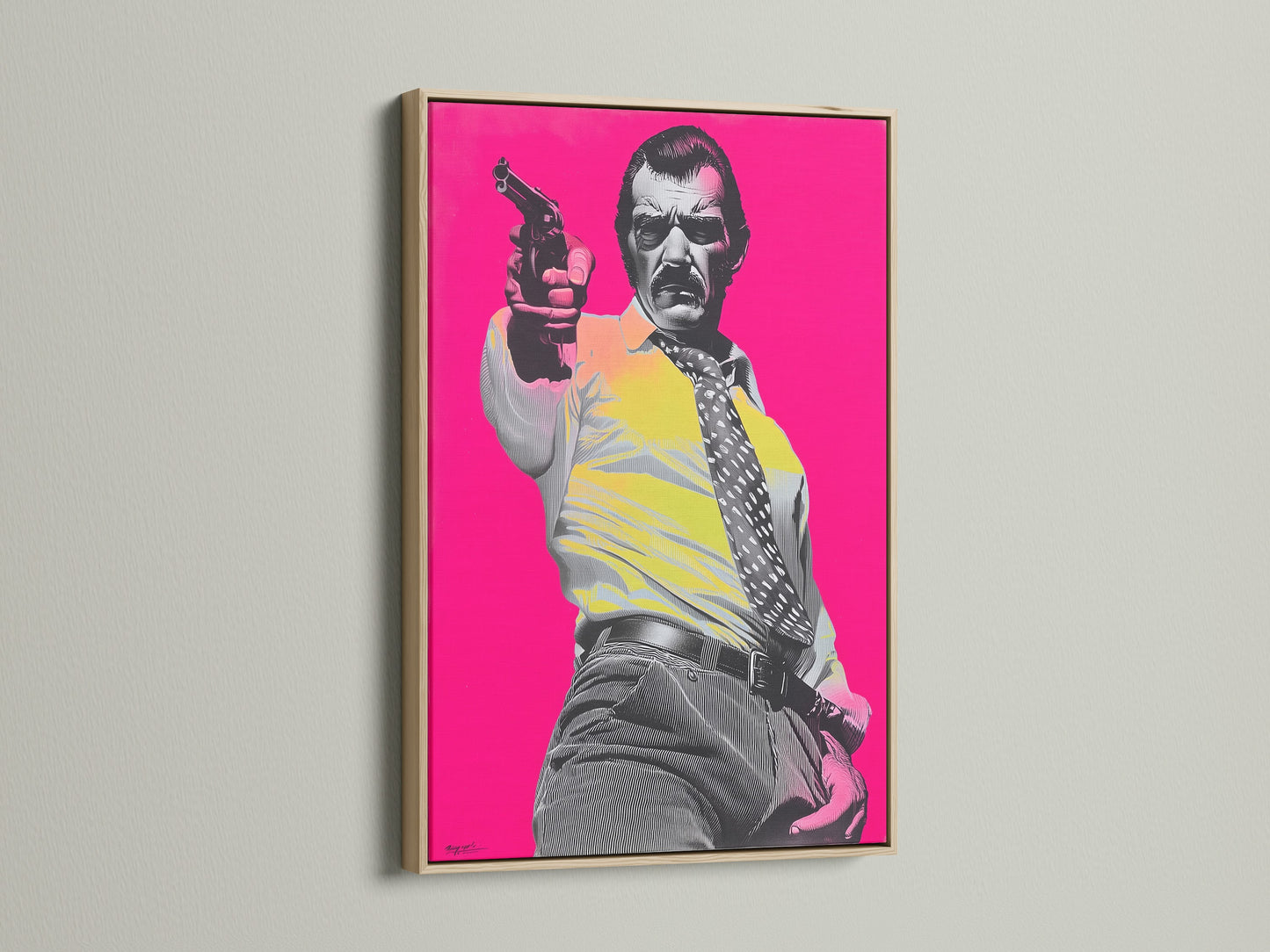 Artwork in an oak frame adds warmth to any room. See how an oak frame enhances this captivating piece. The natural wood grain complements the artwork beautifully. Oak frames bring nature indoors. Frame your art in timeless style with oak.