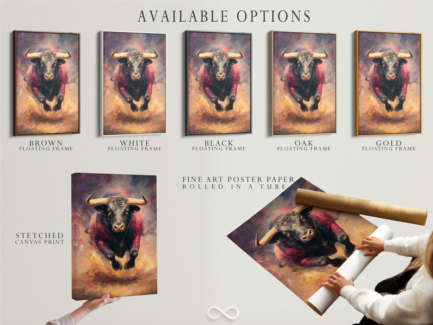 Available options include stretched canvas prints fine art poster paper and floating frames. These options allow you to customize your art. Select your preferred style and media. See all available options to personalize your artwork today.