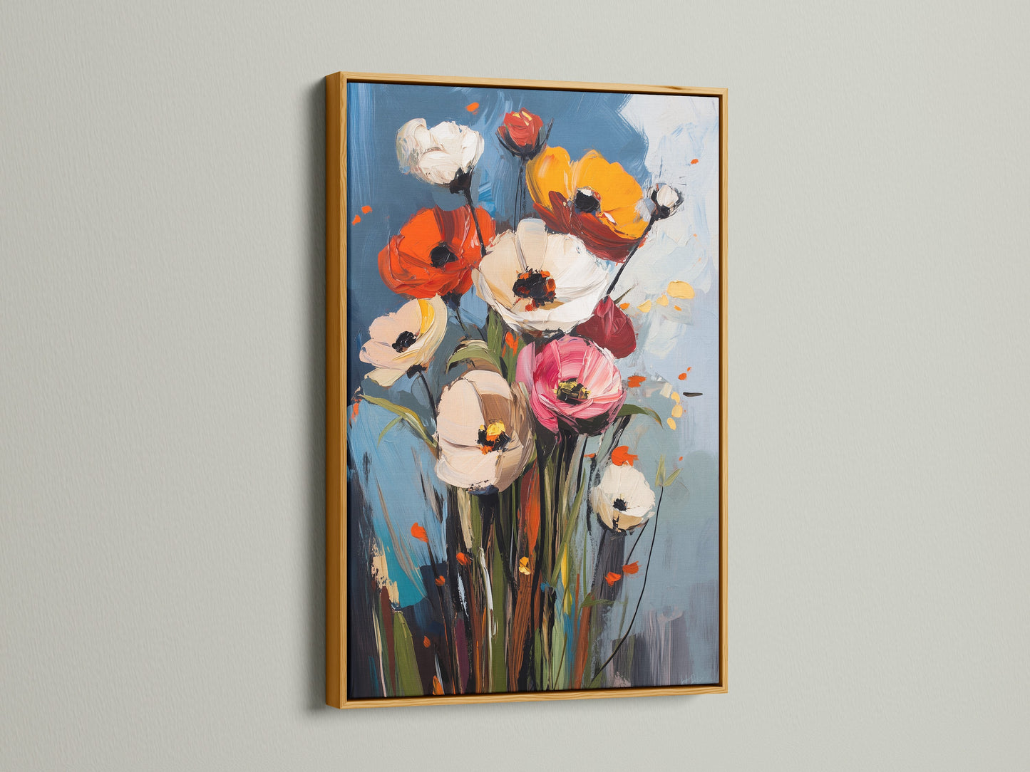Artwork with a gold frame is displayed. The frame enhances the artwork. Gold frames bring a touch of luxury and elegance. Perfect for any style of artwork. Find the ideal frame for your artwork today.