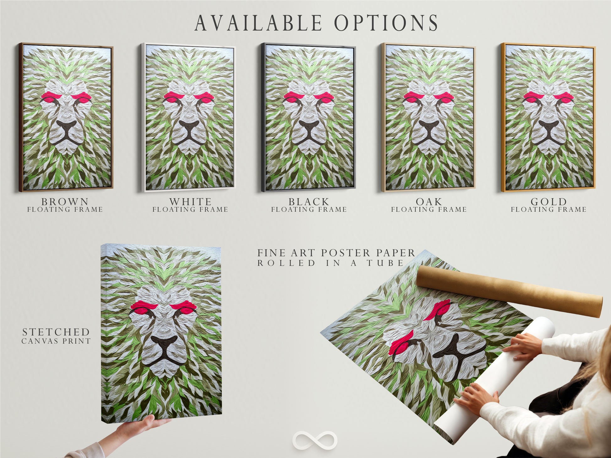 Explore these available options. Stretched canvas print is available. So is fine art poster paper. Consider a floating frame to showcase art. Each option offers a unique way to display art. Choose what best fits your style. Find the perfect format for your artwork.