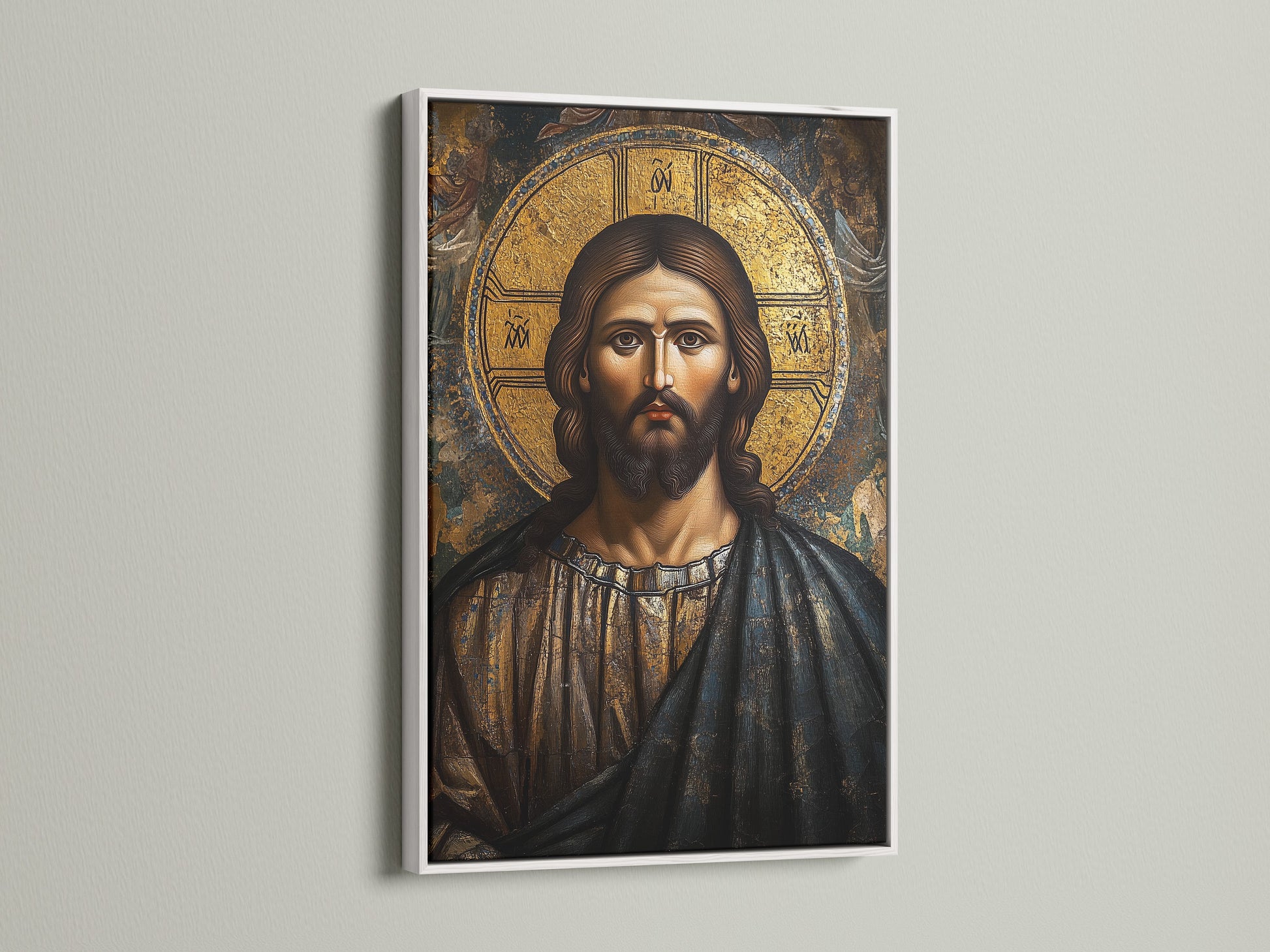 Artwork showcased in a clean white frame. The bright white finish adds a modern touch. Ideal for minimalist interiors. Create a gallery-worthy display with our white frames. They offer a fresh contemporary look to your art.