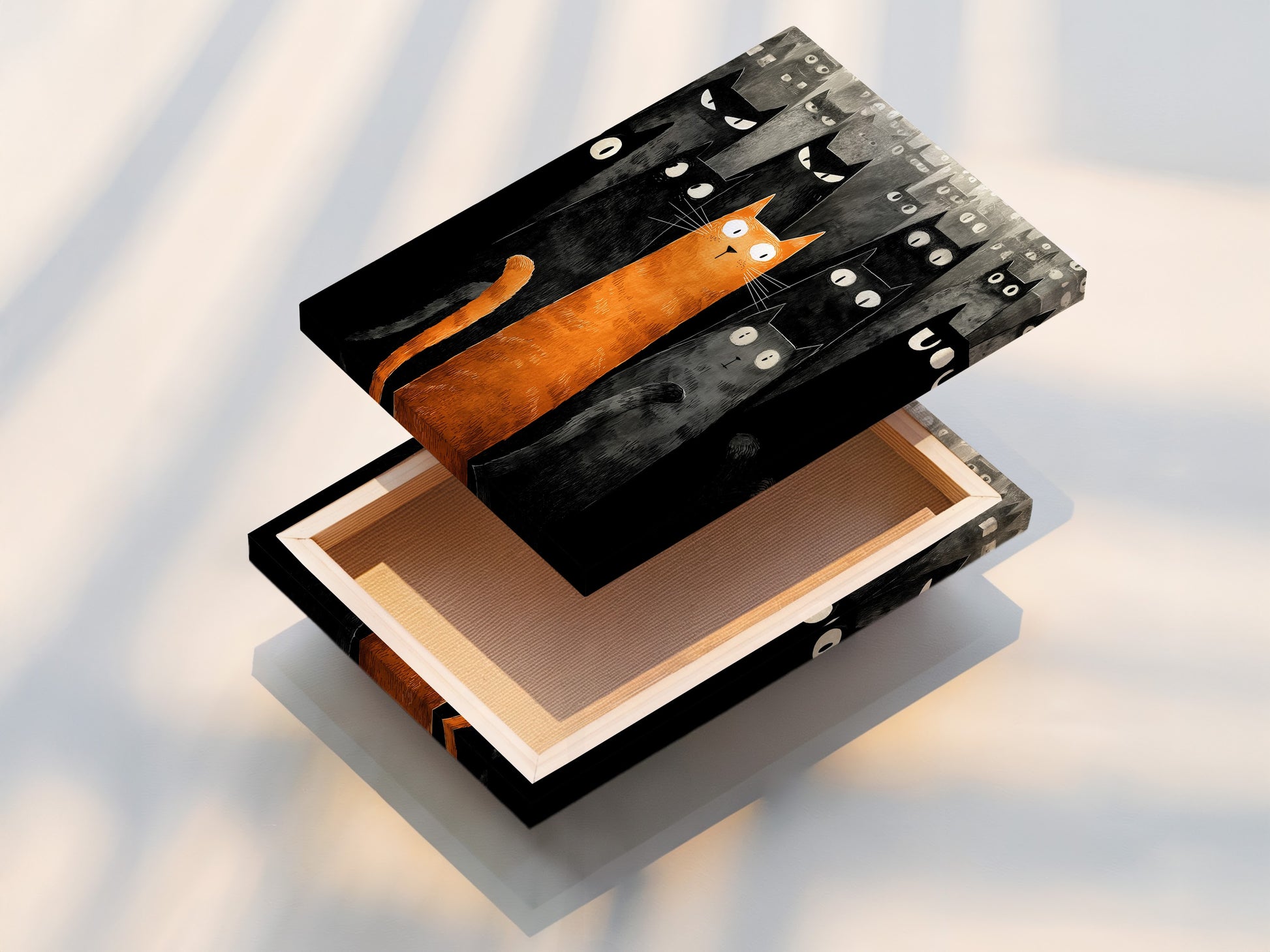 A stretched canvas print provides a ready-to-hang piece of artwork. The canvas is stretched tautly over a wooden frame. It offers a clean and modern look. It's perfect for any space. Discover our stretched canvas prints now