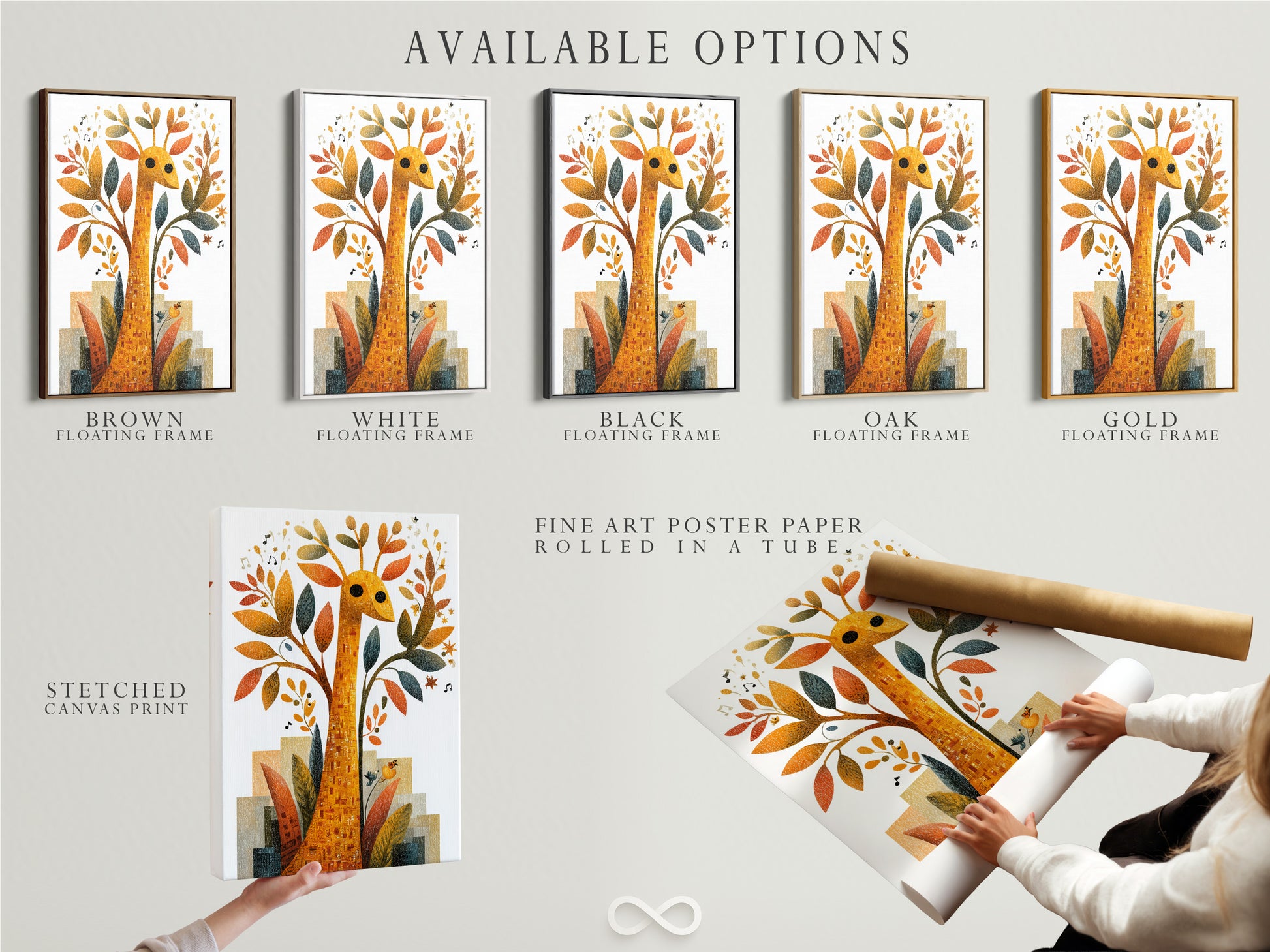 Explore available options for your artwork. Choose from stretched canvas prints fine art poster paper and floating frames. Personalize your art to match your style. Create a unique and stunning display.