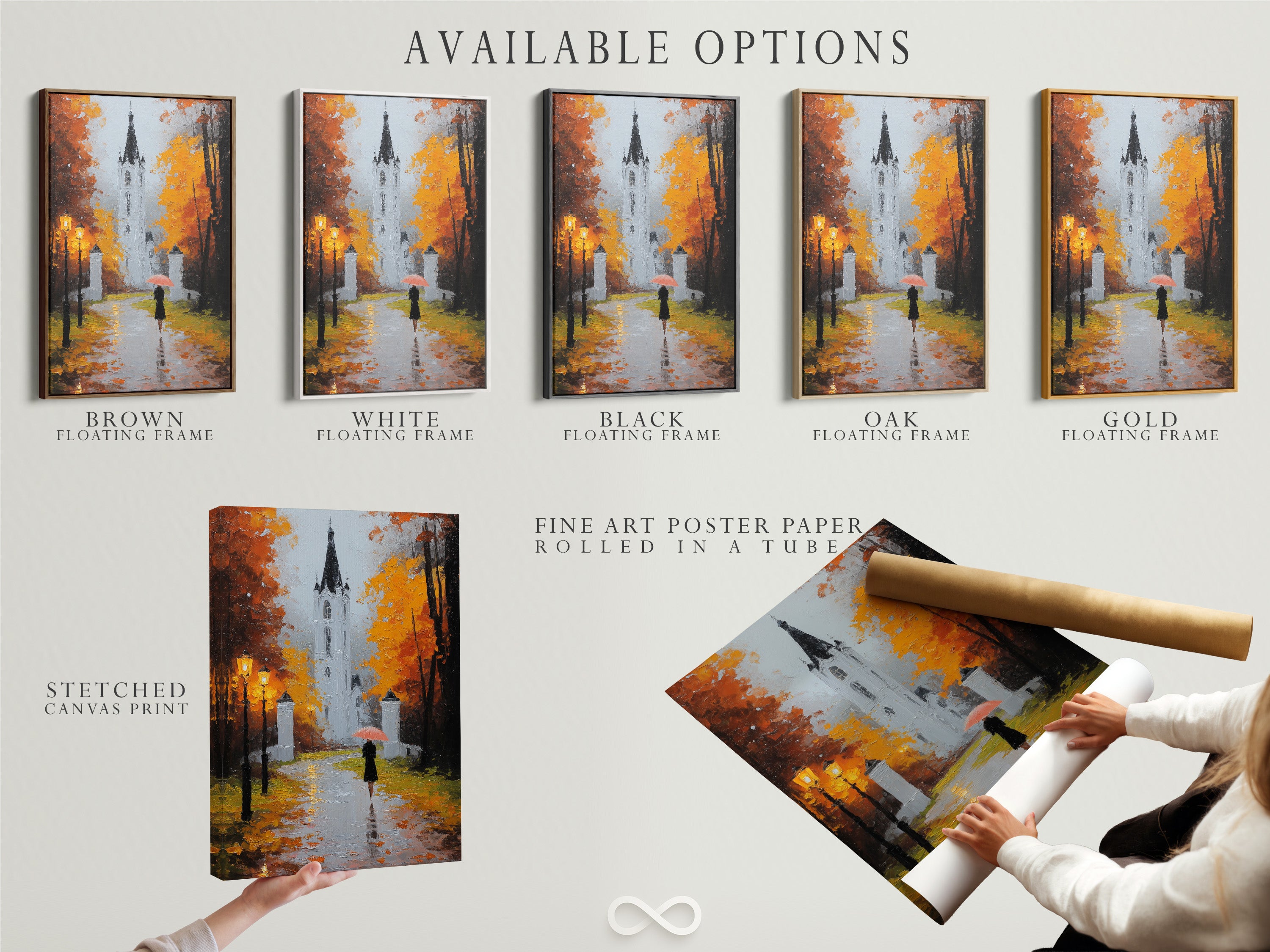 Available options include stretched canvas prints fine art poster paper and floating frames. Select the perfect option for your artwork. Customize your art to match your style. Explore our diverse range of choices.