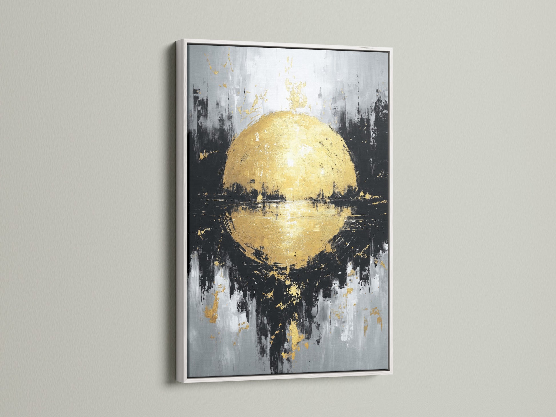 Artwork is elegantly presented in a white frame. The clean white finish creates a sophisticated look. Discover the timeless appeal of our white frames. White frames complement any artwork style or color palette.