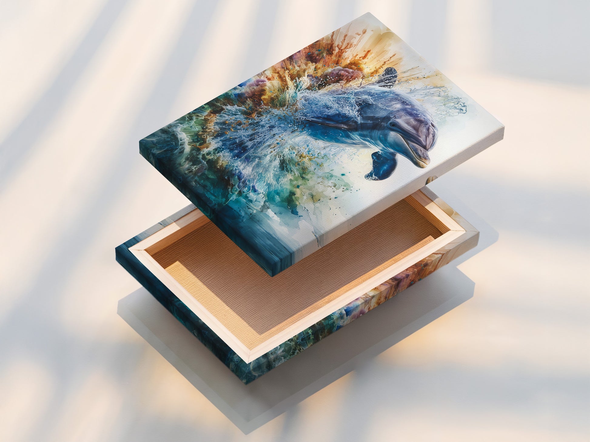 A stretched canvas print is ready to hang. The canvas brings texture and depth to the artwork. Transform your photos into stunning wall art. Explore our stretched canvas print options for a gallery-worthy display.