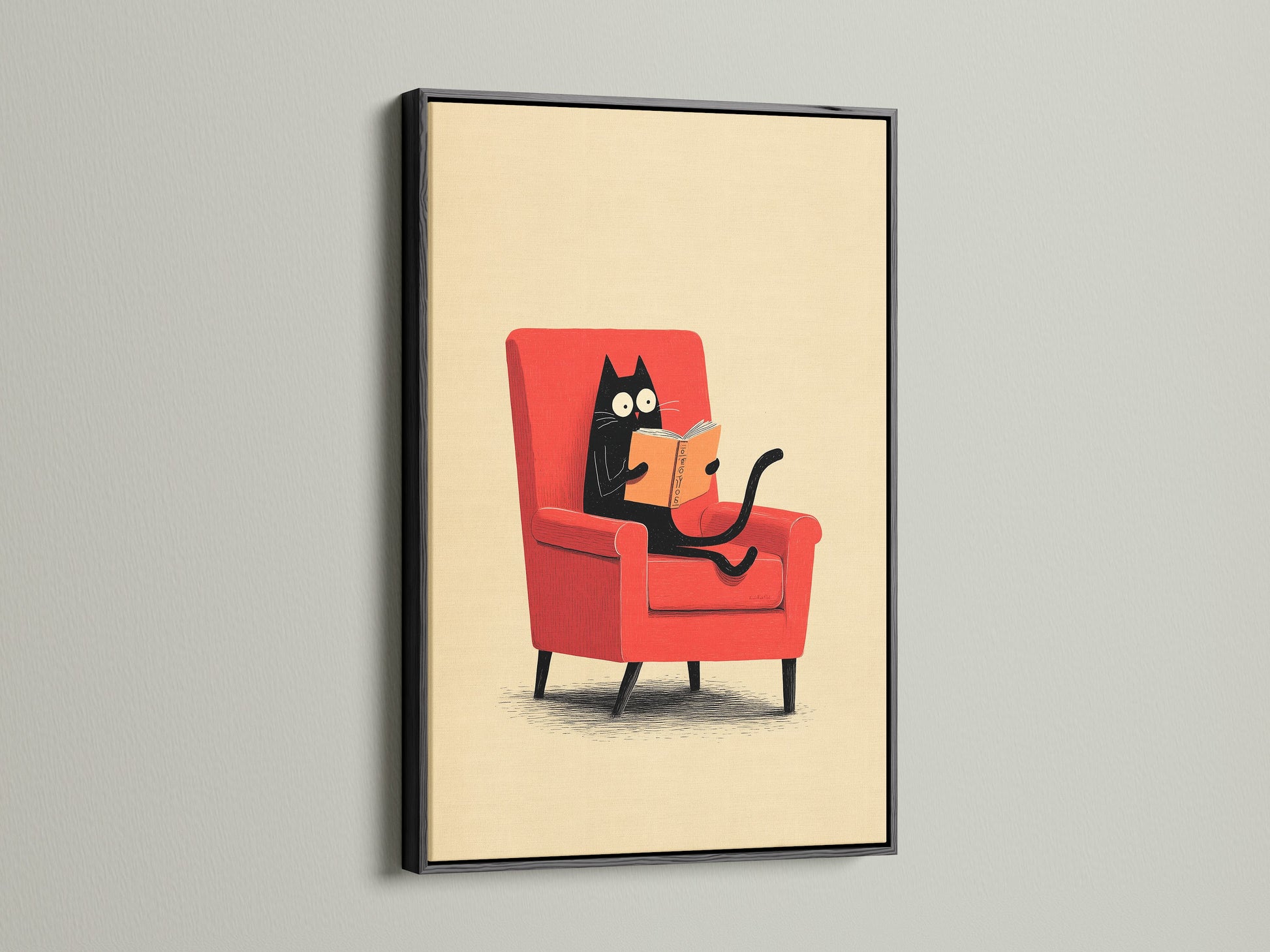 This is a black frame art print. The black frame provides a bold and stylish contrast. It draws the eye to the artwork. Ideal for contemporary spaces. Elevate your home decor with this art.