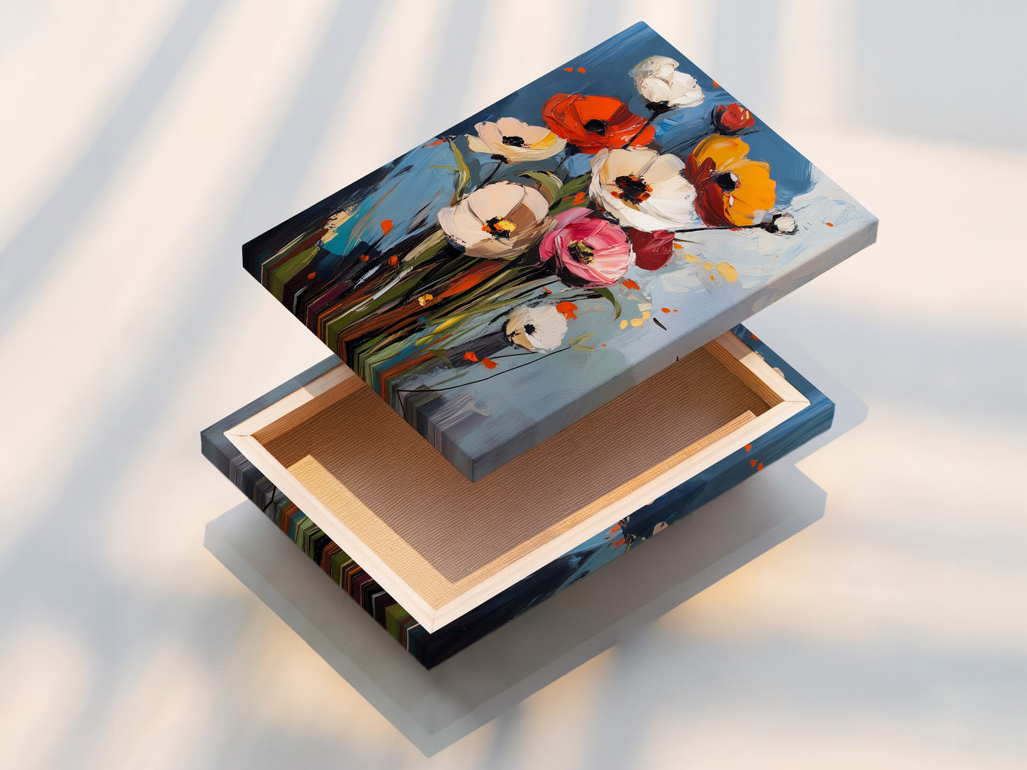 A stretched canvas print is showcased. Stretched canvas provides a gallery-quality look. The artwork wraps around the frame. Ready to hang and enjoy. Perfect for adding texture and depth to your space. Discover canvas prints.