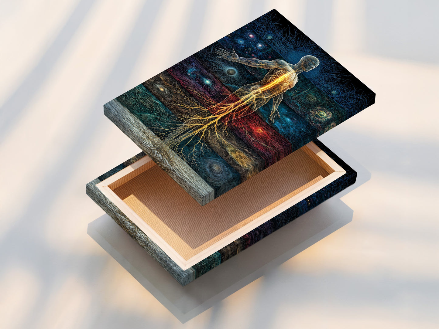 EV-08 presents a stretched canvas print. The stretched canvas provides a gallery-worthy display. This format enhances the texture and depth of the artwork. Stretched canvas prints offer a professional and polished look. It is ready to hang and admire. It is a great option.