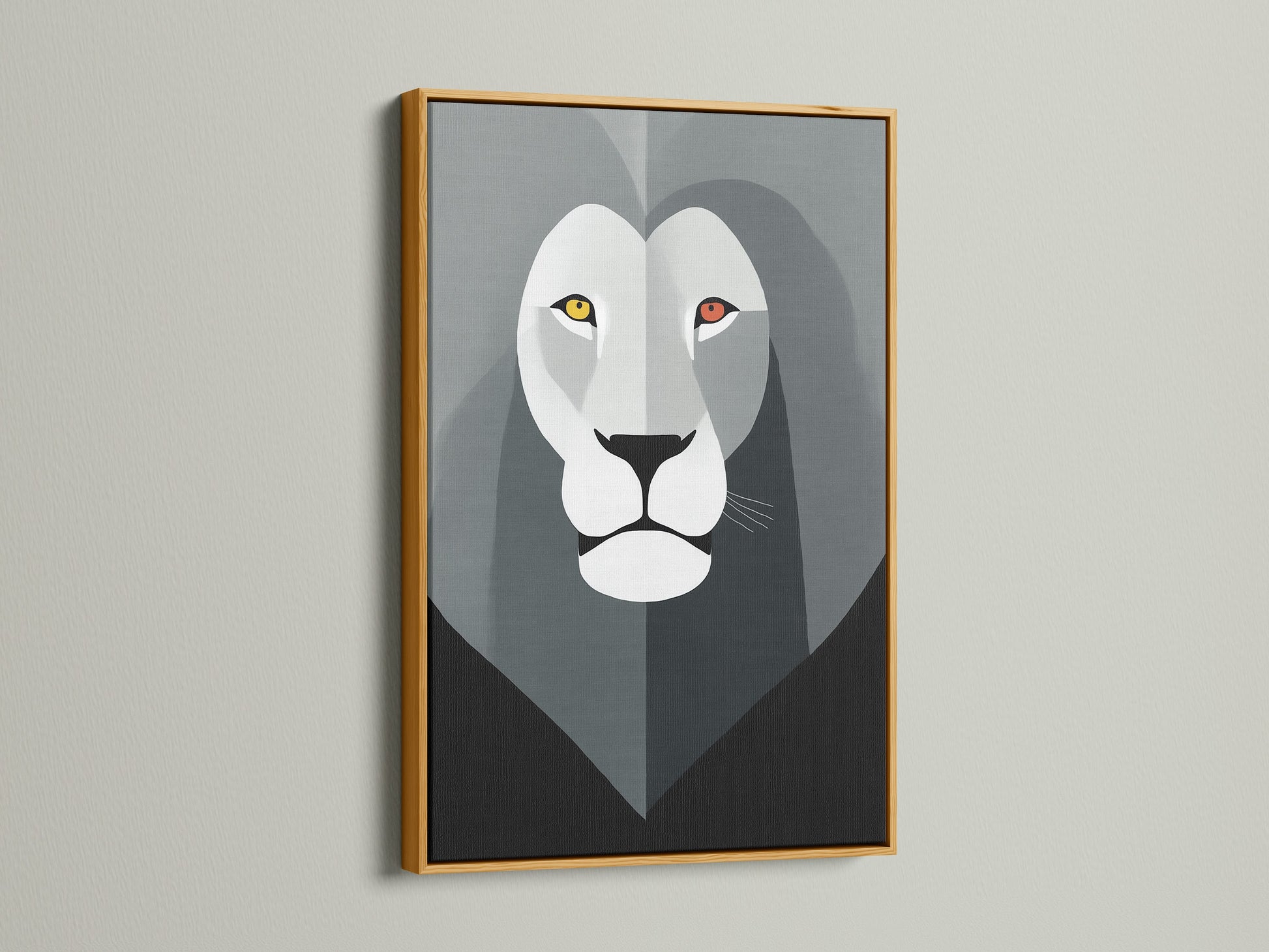 A gold frame brings elegance and luxury to any piece. The gold frame adds a touch of glamour and sophistication. It complements opulent and classic artwork. This frame enhances the overall richness of the artwork. Consider gold for a statement piece.