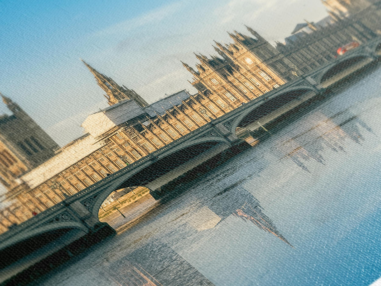 Big Ben Canvas Art - London Wall Art, Westminster Palace over River Thames Canvas Print, London Cityscape, London Wall Art, London Art Print