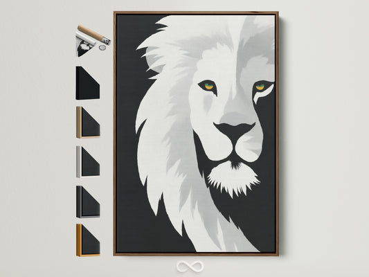 Explore framed artwork options. This photo showcases a brown frame. It displays all available frame styles side by side. Find the perfect frame to complement your chosen art. Elevate your space with stunning framed art prints.