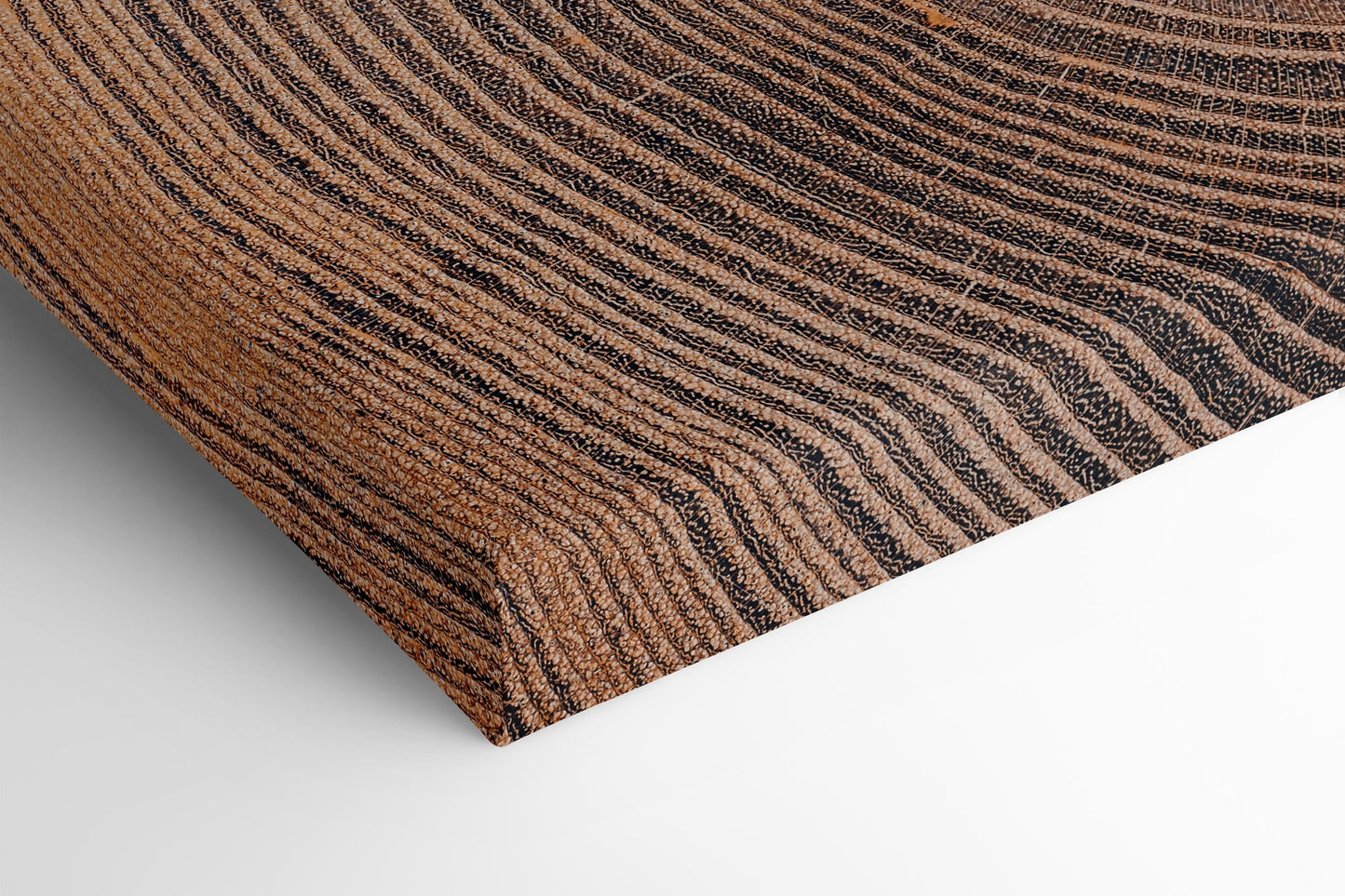 Rustic Tree Ring Canvas Print Wooden Texture Wall Art Large Log Cross-Section Canvas Art Rustic Home Decor Above Fireplace Wall Art