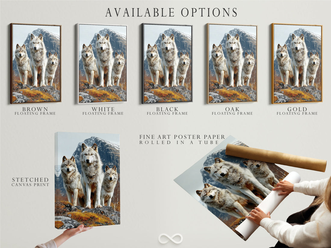 Product Spotlight: Gray Wolf Canvas Print — Wildlife Photography Wall Art for Rustic Interiors