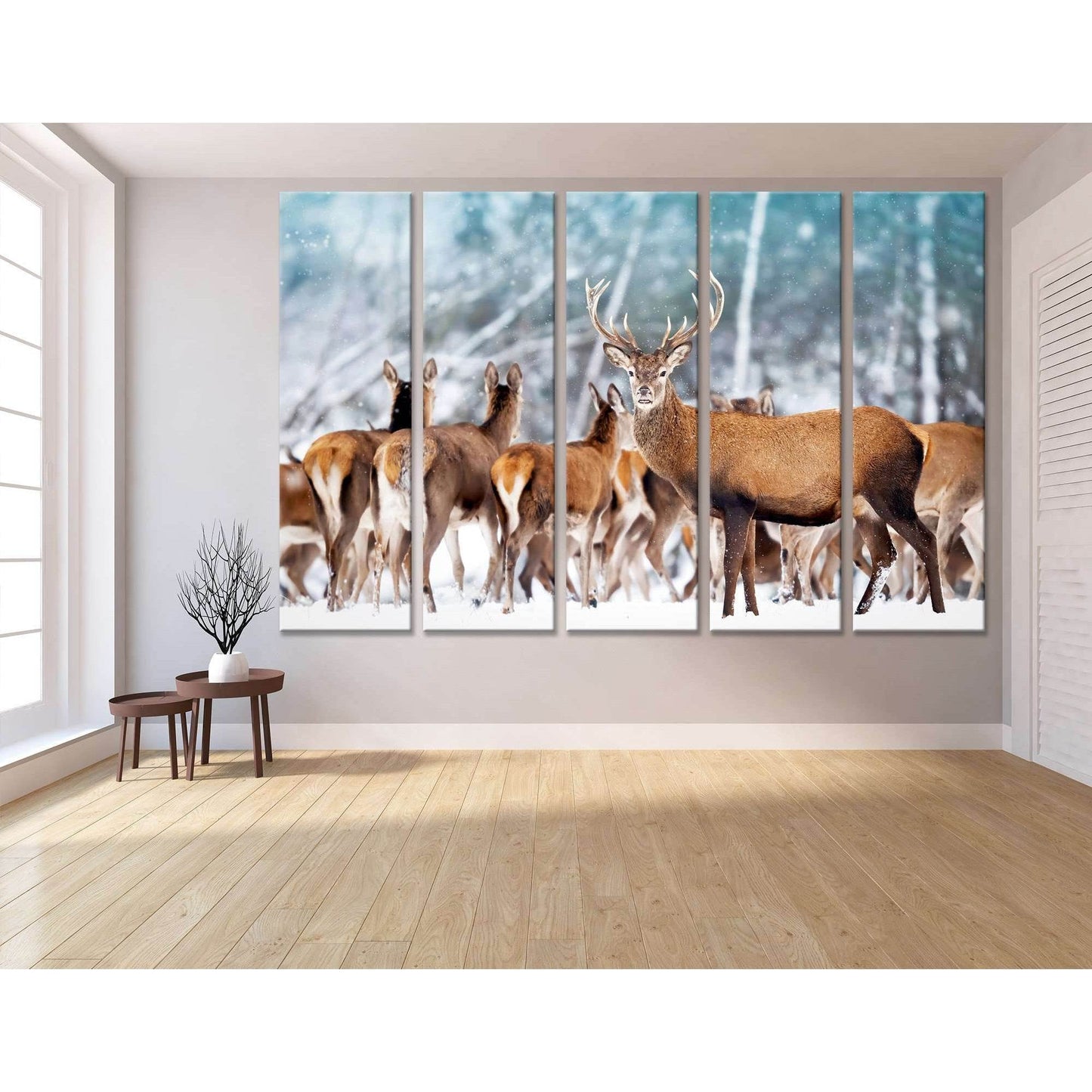 A noble deer in the herd №04138 Ready to Hang Canvas PrintCanvas art arrives ready to hang, with hanging accessories included and no additional framing required. Every canvas print is hand-crafted, made on-demand at our workshop and expertly stretched aro