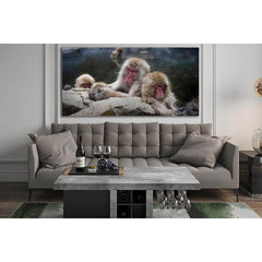 Monkey In The Water Japanese №SL1010 Ready to Hang Canvas PrintCanvas art arrives ready to hang, with hanging accessories included and no additional framing required. Every canvas print is hand-crafted, made on-demand at our workshop and expertly stretche
