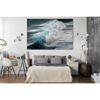 Wave Power №92 Ready to Hang Canvas PrintCanvas art arrives ready to hang, with hanging accessories included and no additional framing required. Every canvas print is hand-crafted, made on-demand at our workshop and expertly stretched around 100% North Am