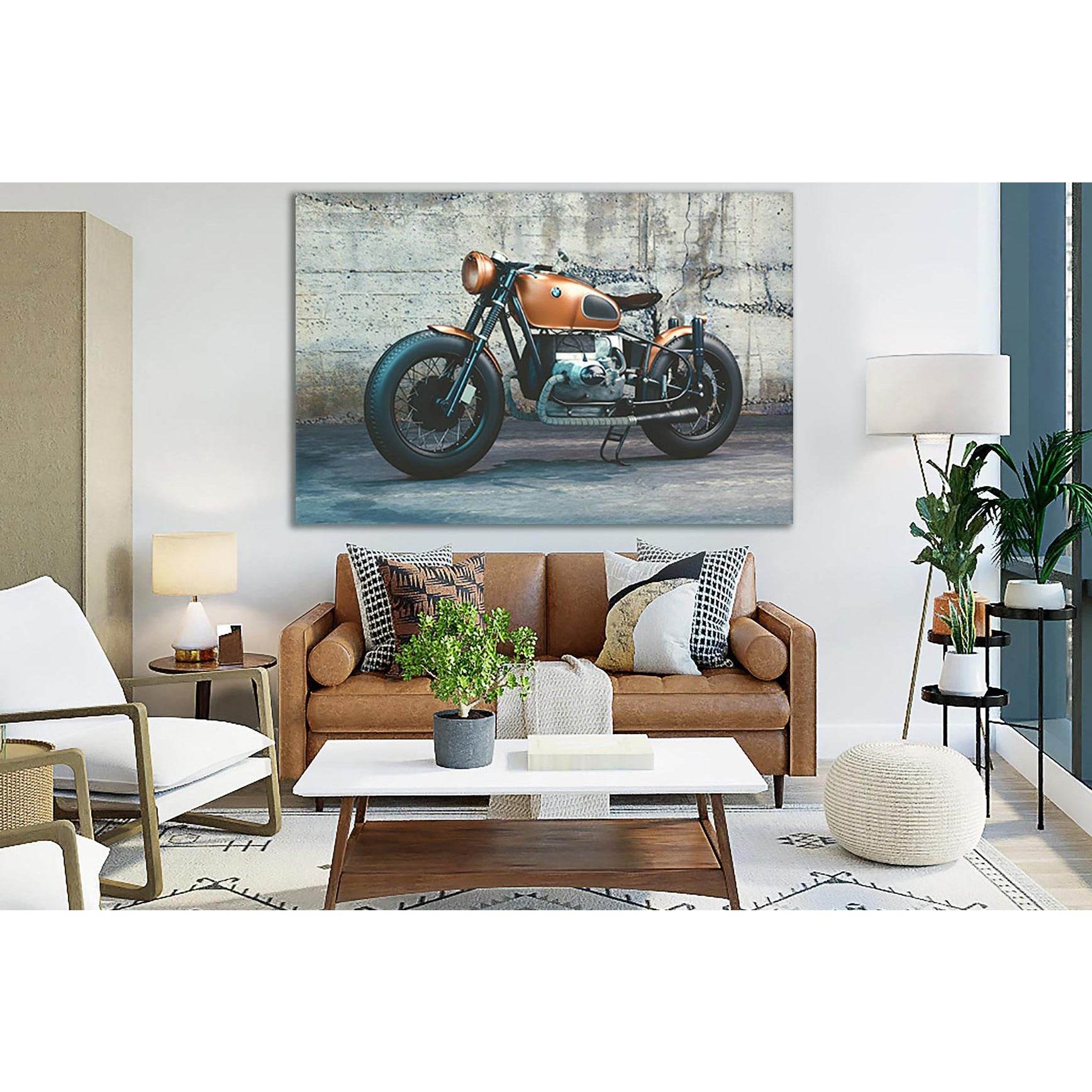 BMW Motorcycle №SL788 Ready to Hang Canvas PrintCanvas art arrives ready to hang, with hanging accessories included and no additional framing required. Every canvas print is hand-crafted, made on-demand at our workshop and expertly stretched around 100% N