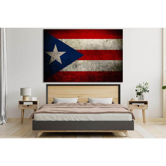 Flag Of Puerto Rico №SL1161 Ready to Hang Canvas PrintCanvas art arrives ready to hang, with hanging accessories included and no additional framing required. Every canvas print is hand-crafted, made on-demand at our workshop and expertly stretched around